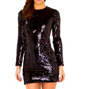 Akira BLACK LABEL Sequin Dress - L